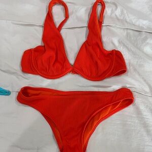 Elegant burnt orange Bikini Set